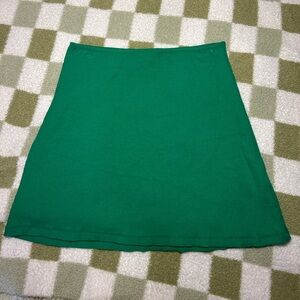 Green princess polly mini skirt size 0